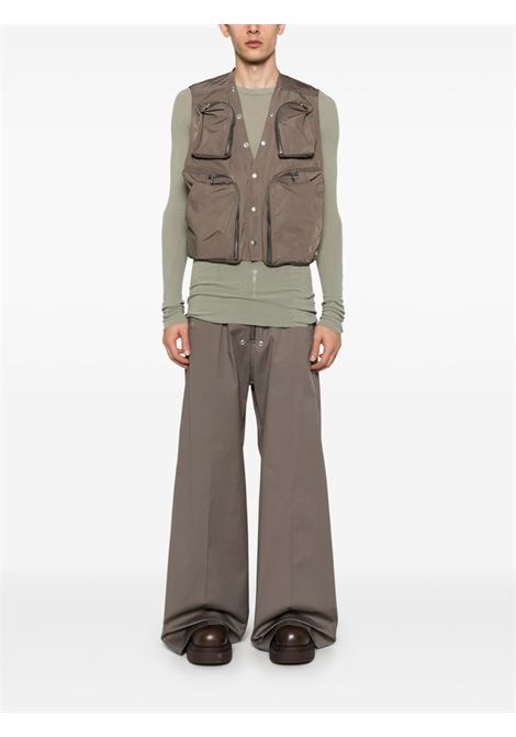 gilet cargo uomo polvere RICK OWENS | RU01E5767 FT34